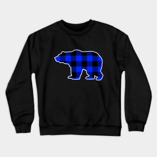 Buffalo Blue Plaid Pattern Christmas Pajama Funny Gift Crewneck Sweatshirt